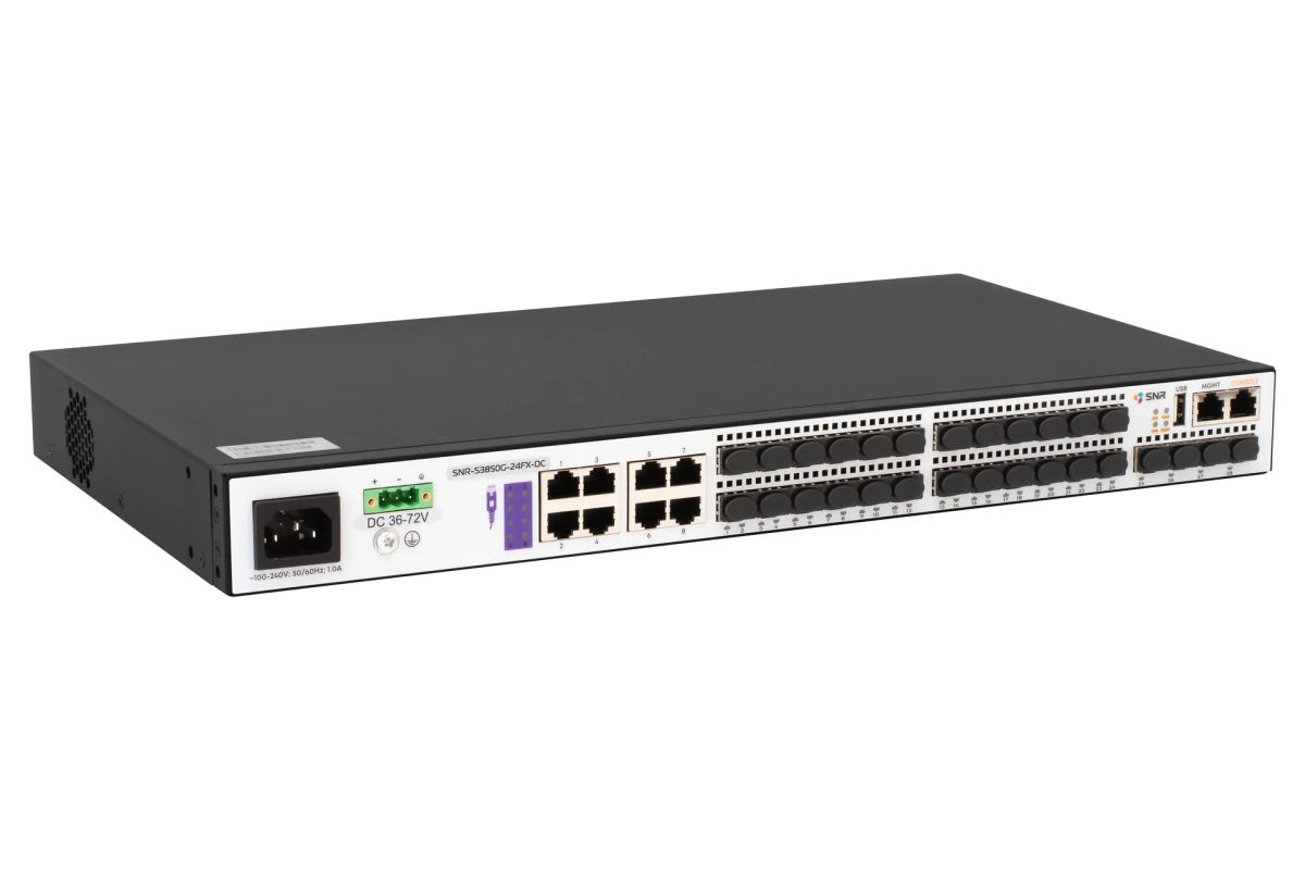 Коммутатор  SNR-S3850G-24FX-DC