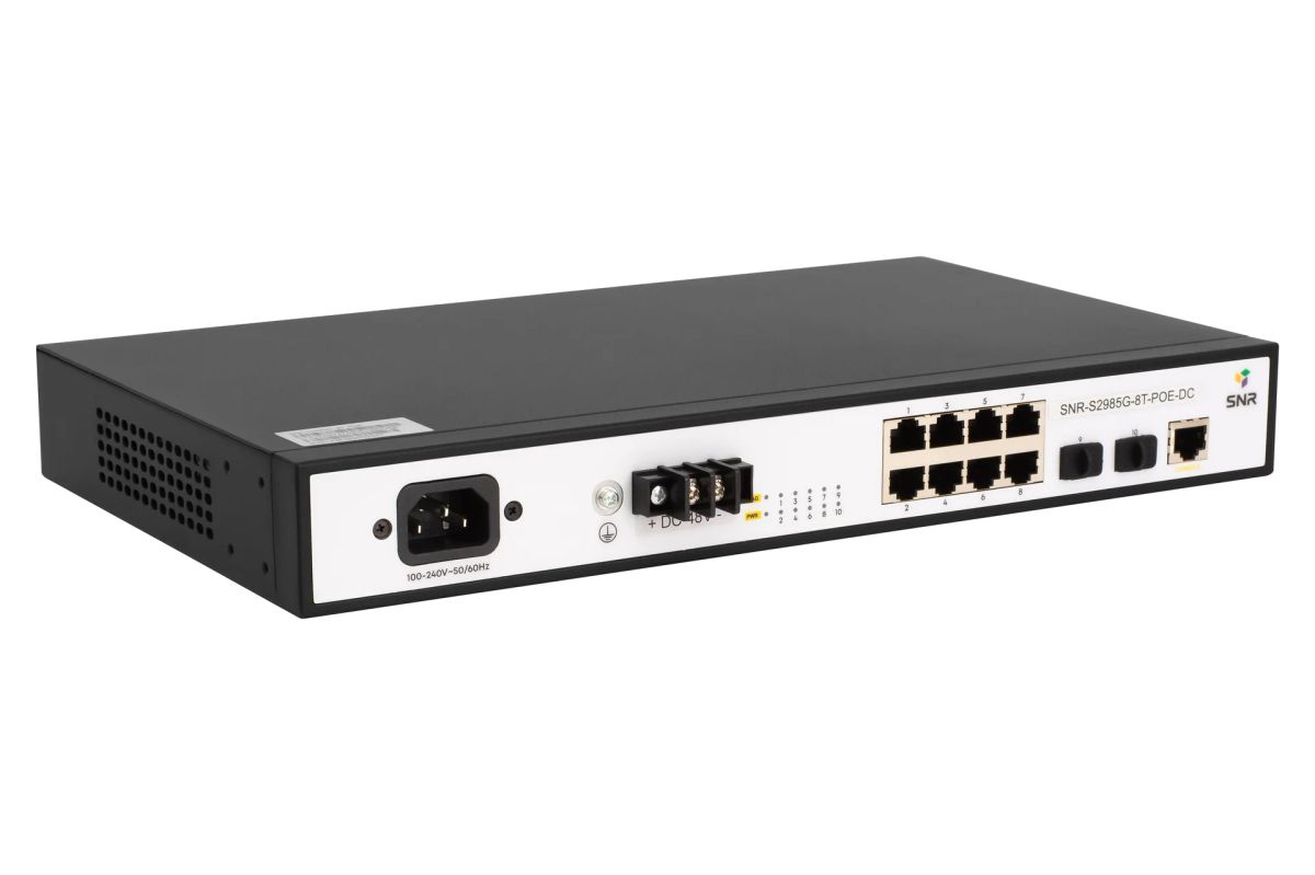 Коммутатор  SNR-S2985G-8T-POE-DC