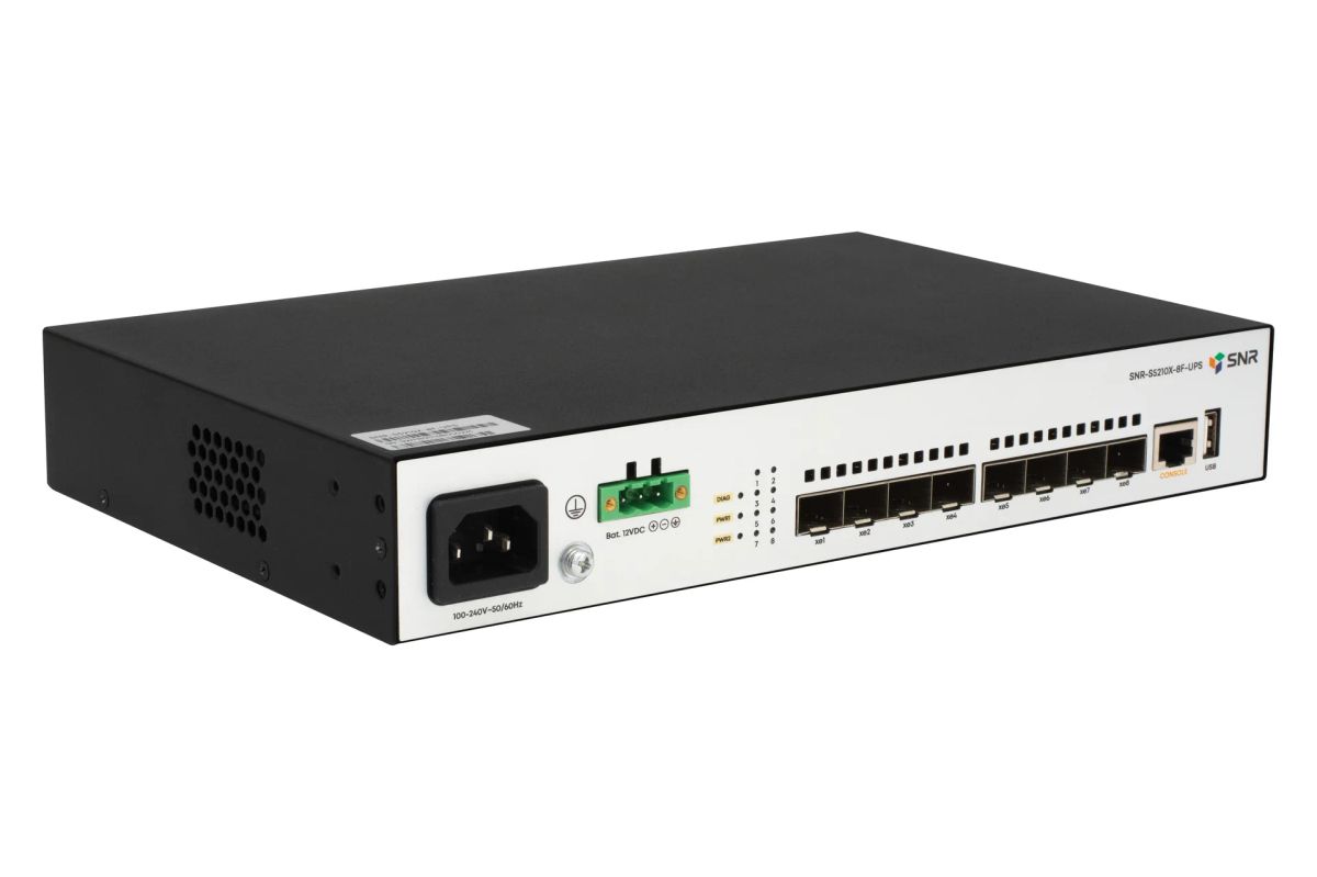 Коммутатор  SNR-S5210X-8F-UPS