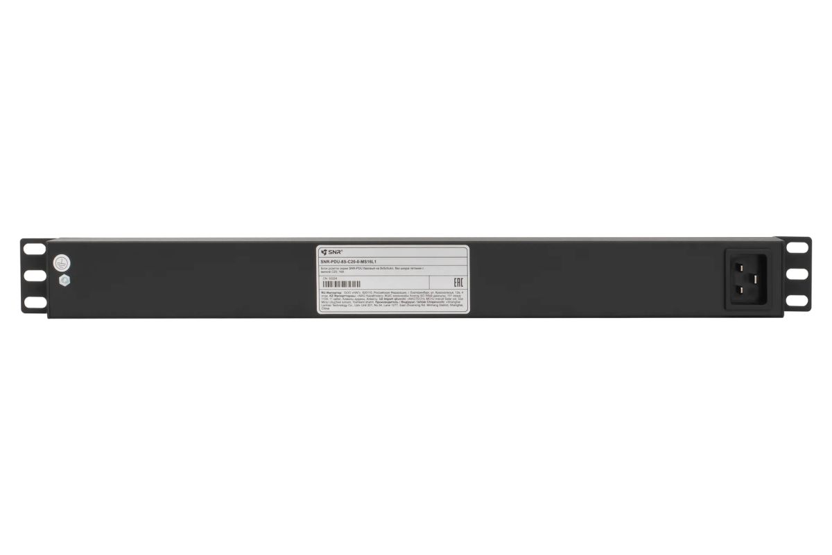 Блок розеток  SNR-PDU-8S-C20-0-MS16L1