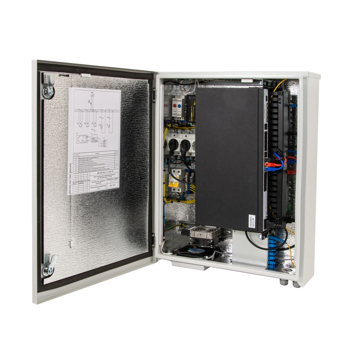 Узел коммутационный  SNR-OWC-8GPOE-L2.2F-IP54