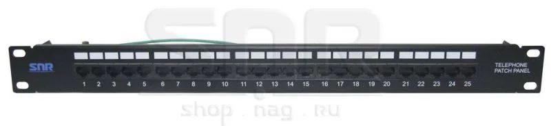Патч-панель  SNR-C3-19-25