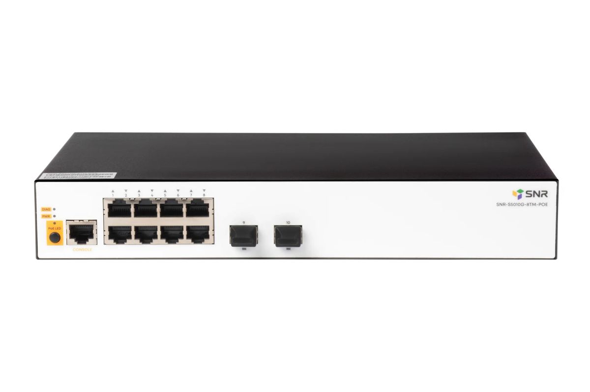 Коммутатор  SNR-S5010G-8TM-POE
