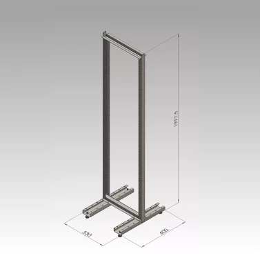 Стойка телекоммуникационная  SNR-STK-O-6042