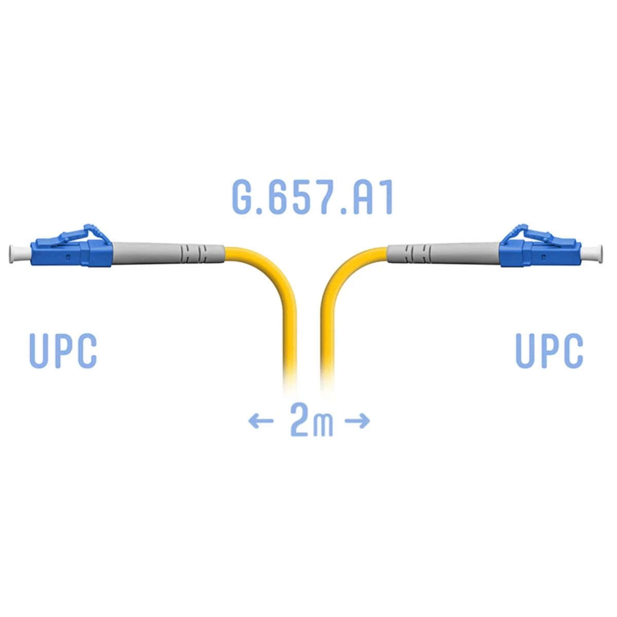 Патч-корд оптический  SNR-PC-LC/UPC-A-2m