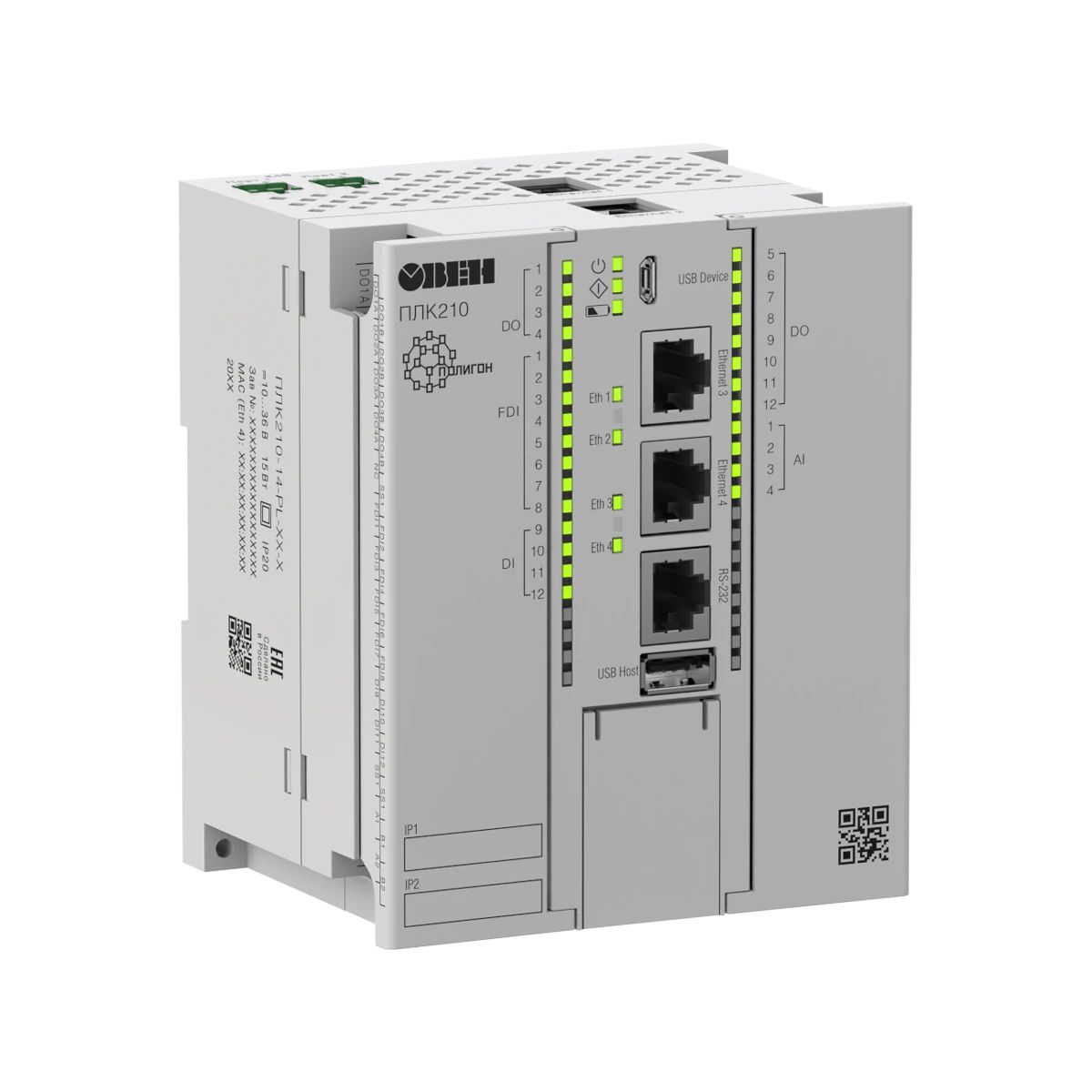 Контроллер логический ПЛК210-12-PL-BASE-R 145778