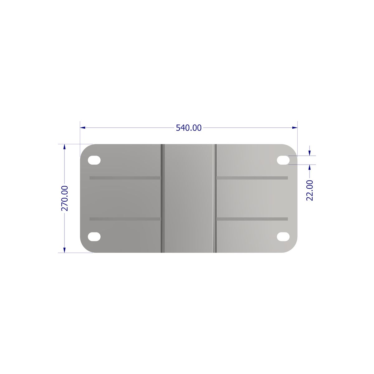 Скоба прижимная KM-TR-OP-OS-SPRH HD TR0397