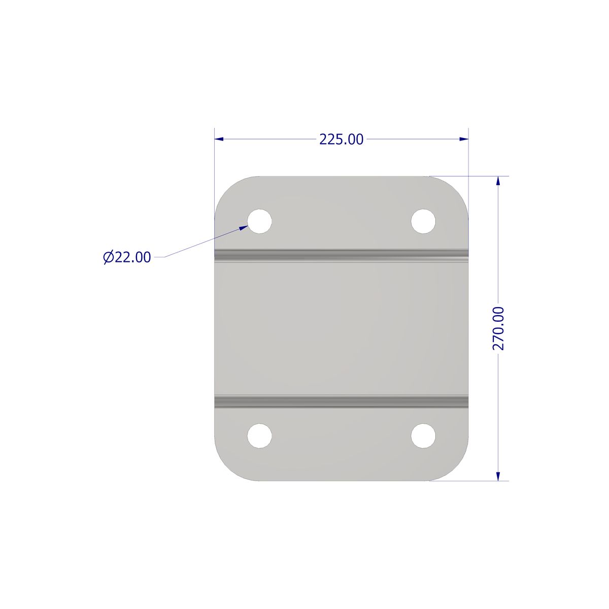 Скоба прижимная KM-TR-OP-OS-SPNU HD TR0400
