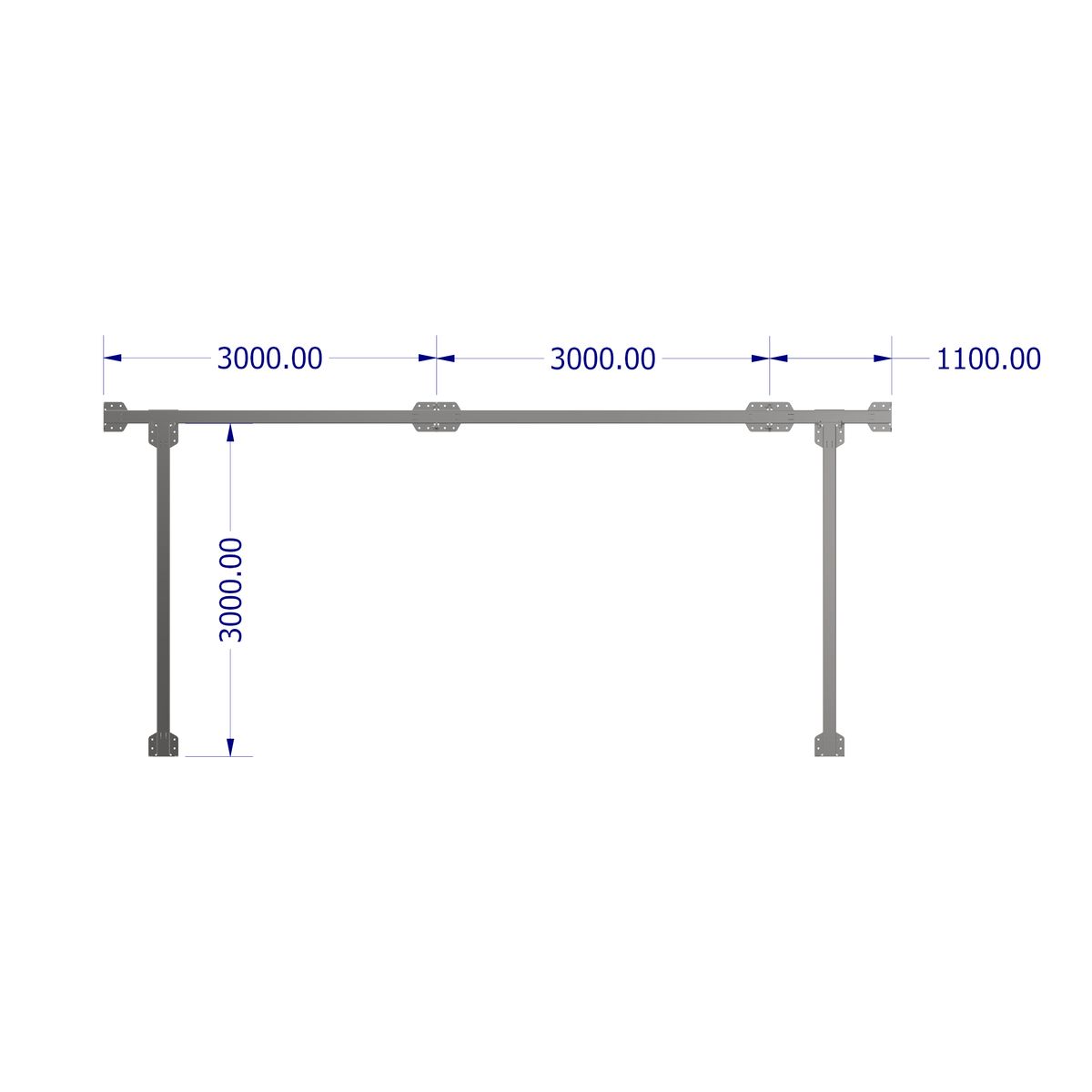 Секция эстакады KM-TR-OP-OS-6000-3000-1 HD TR0193