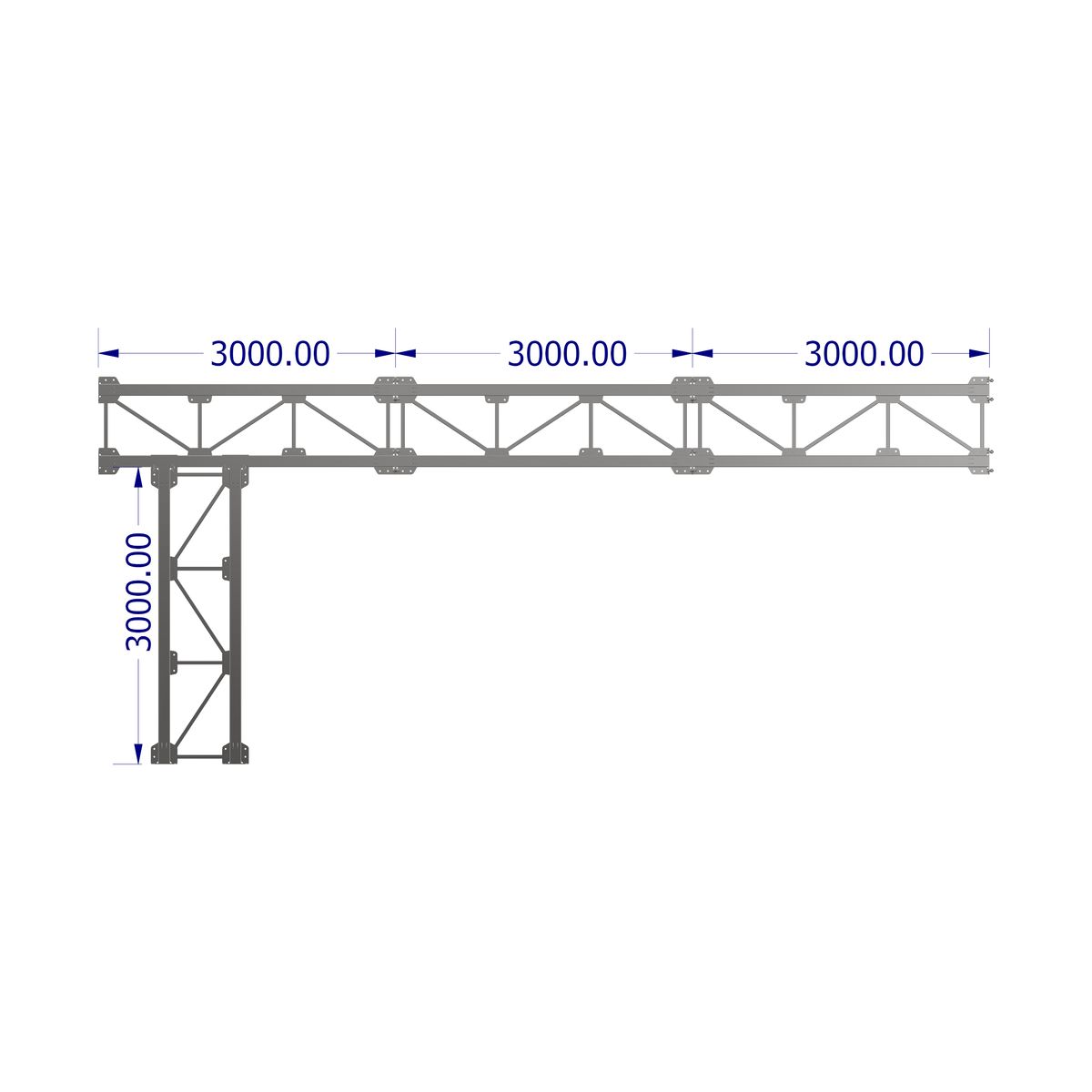 Секция эстакады KM-TR-OP-FS-9000-3000-2 HD TR0414
