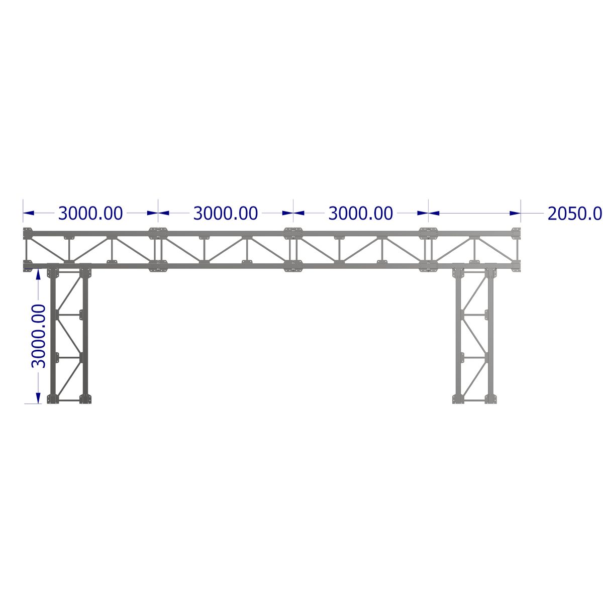 Секция эстакады KM-TR-OP-FS-9000-3000-1 HD TR0198