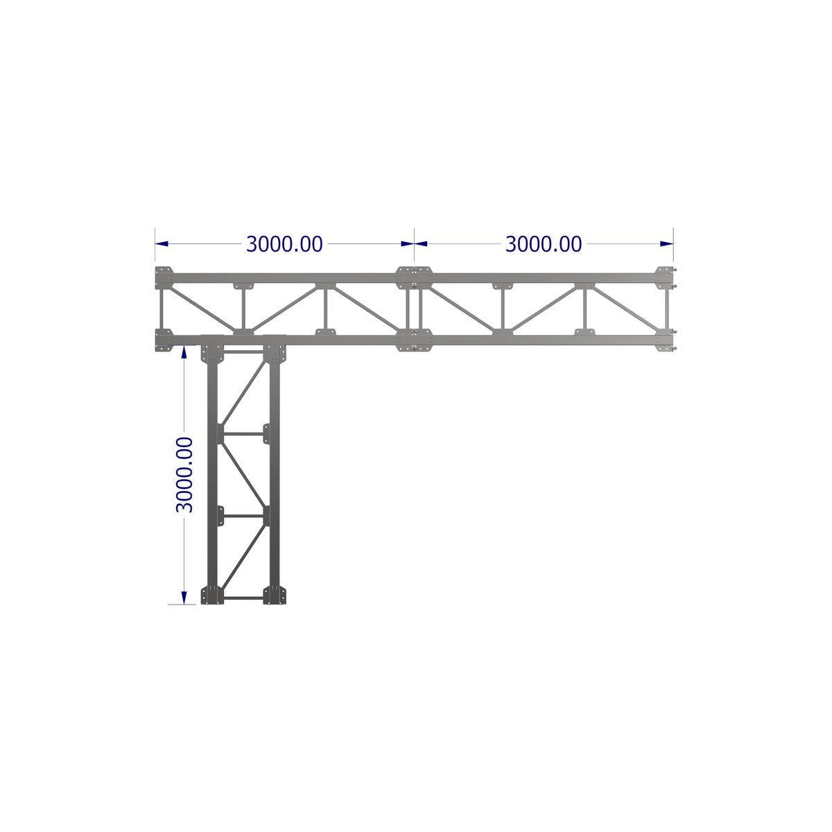 Секция эстакады KM-TR-OP-FS-6000-3000-2 HD TR0413