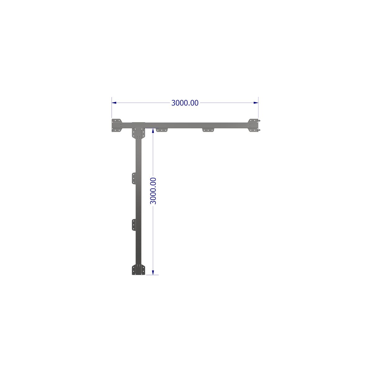 Секция эстакады KM-TR-OP-DS-3000-3000-2 HD TR0411