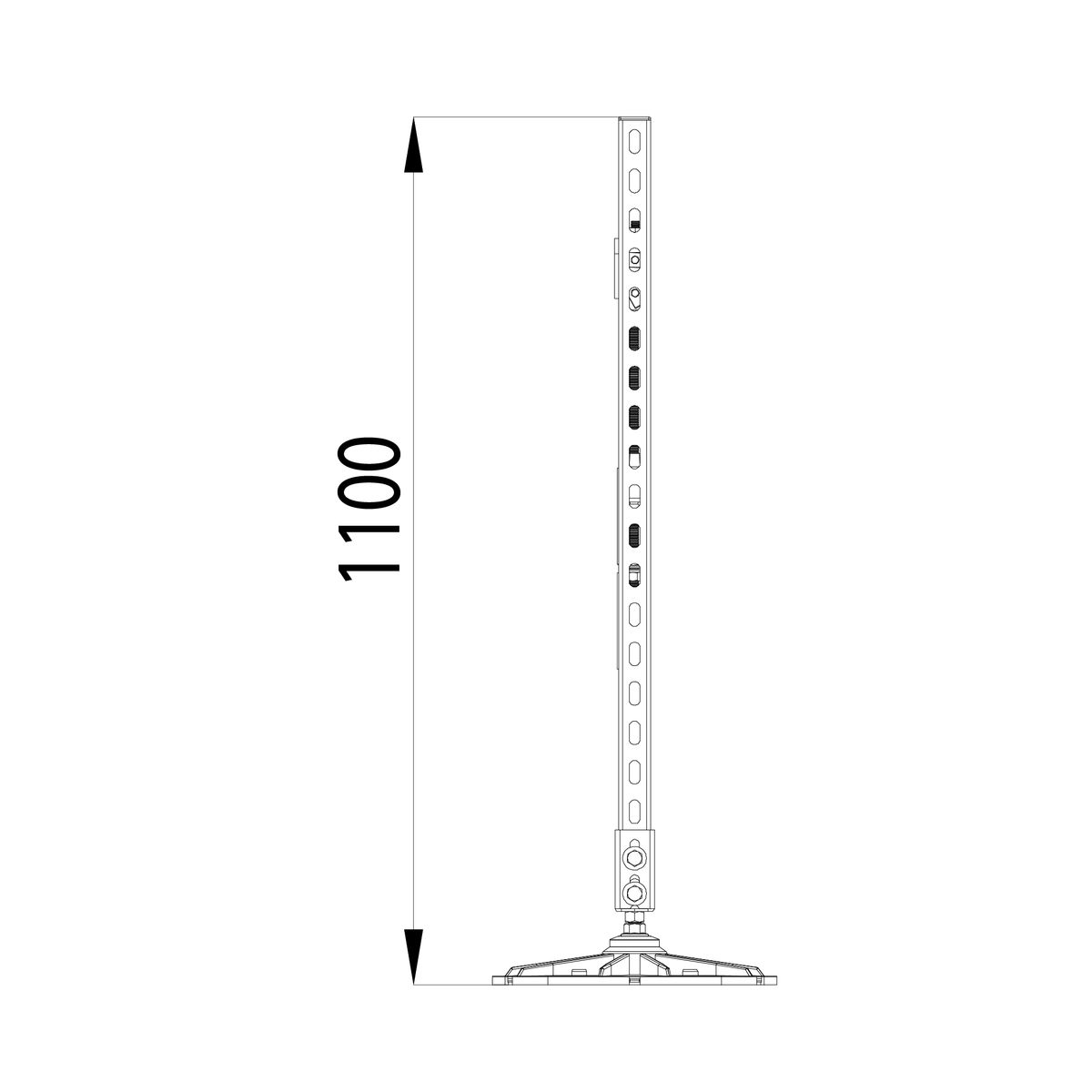Опорная конструкция KM-TR-F-SSfHP-DN250 TR0075