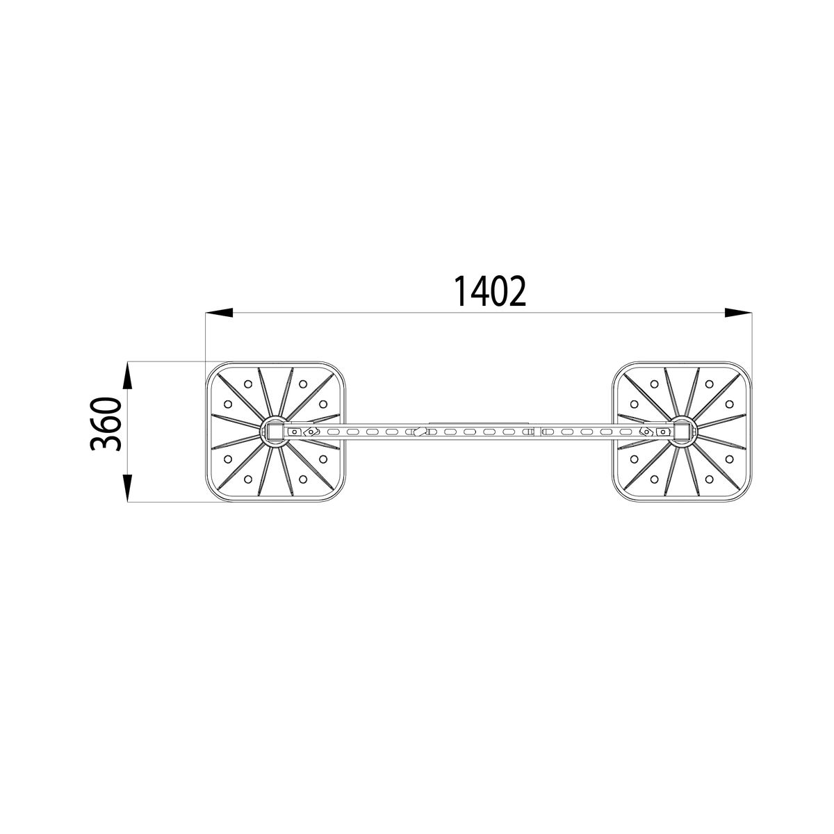 Опорная конструкция KM-TR-F-SSfHP-DN250 TR0075