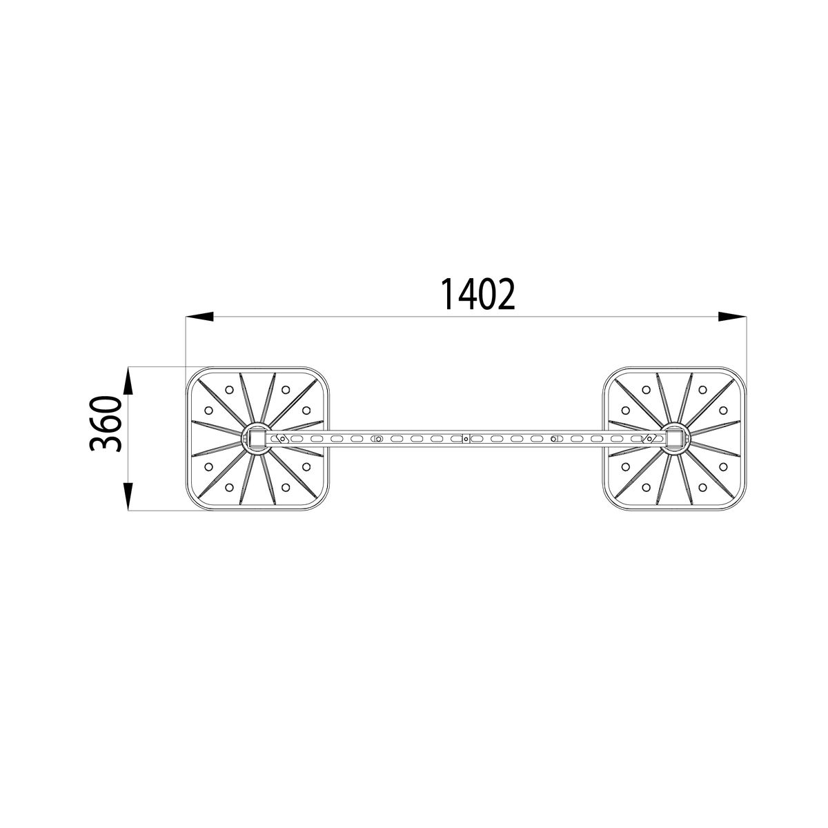 Опорная конструкция KM-TR-F-SSfHCAD-D400 HD TR0271