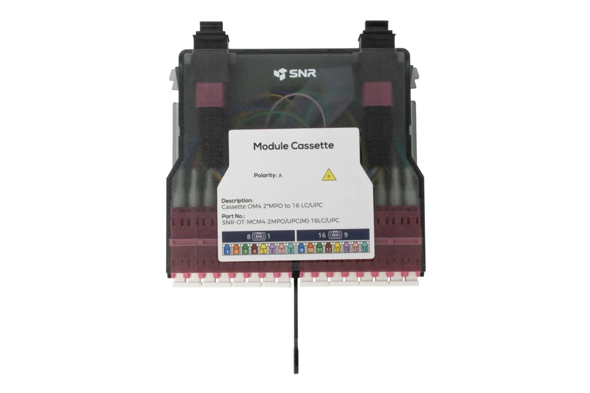 Кассета распределительная  SNR-OT-MCM4-2MPO/UPC(M)-16LC/UPC