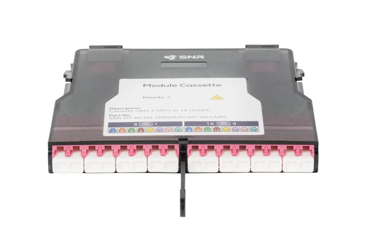 Кассета распределительная  SNR-OT-MCM4-2MPO/UPC(M)-16LC/UPC