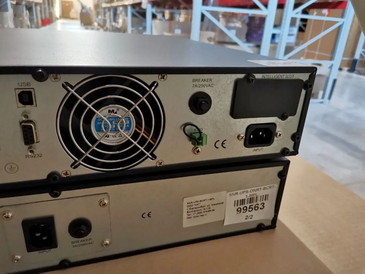 Источник бесперебойного питания  SNR-UPS-ONRT-BCRT-1-MPL