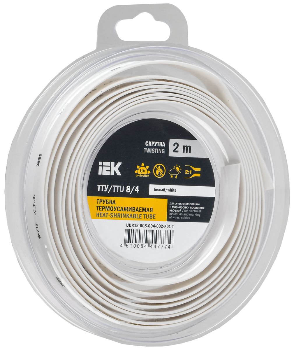 Трубка термоусадочная  UDR12-008-004-002-K01-T
