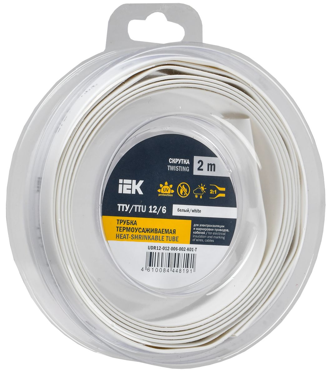 Трубка термоусадочная  UDR12-012-006-002-K01-T