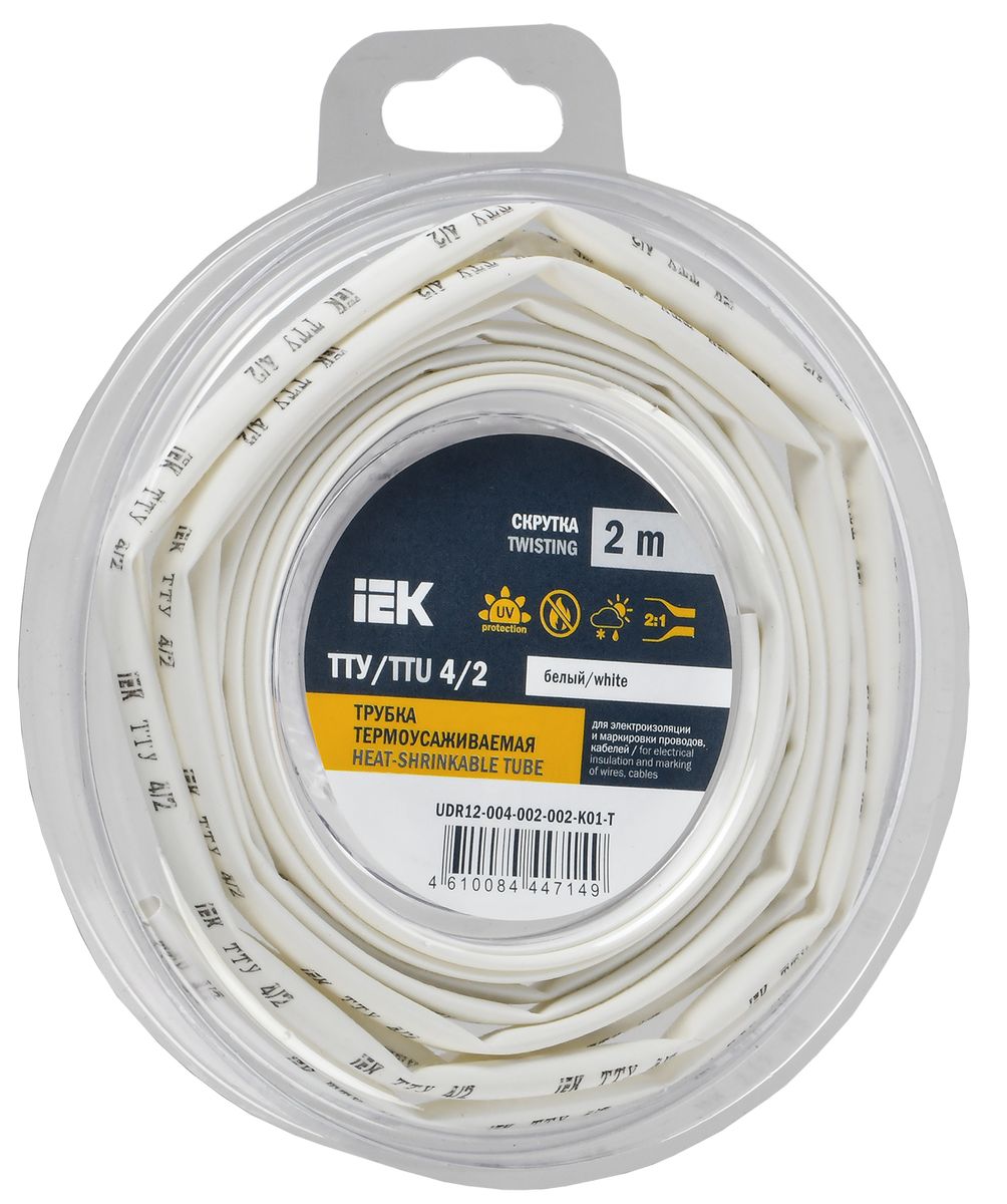 Трубка термоусадочная  UDR12-004-002-002-K01-T