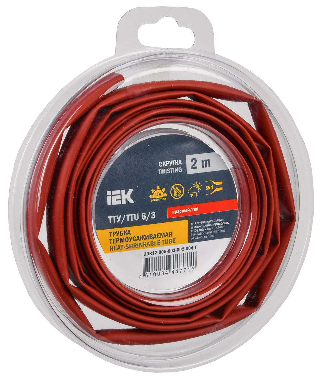 Трубка термоусадочная  UDR12-006-003-002-K04-T