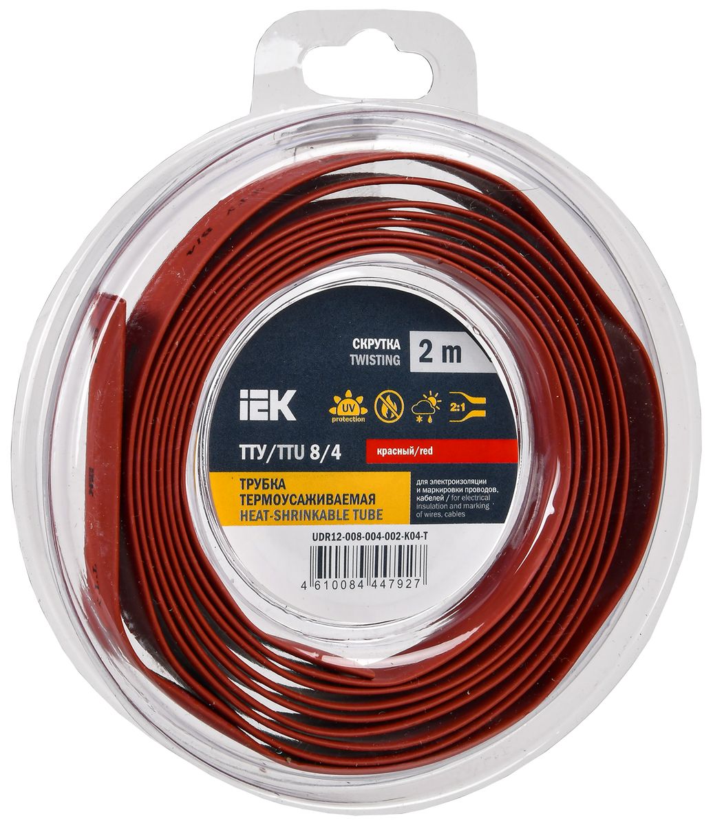 Трубка термоусадочная  UDR12-008-004-002-K04-T