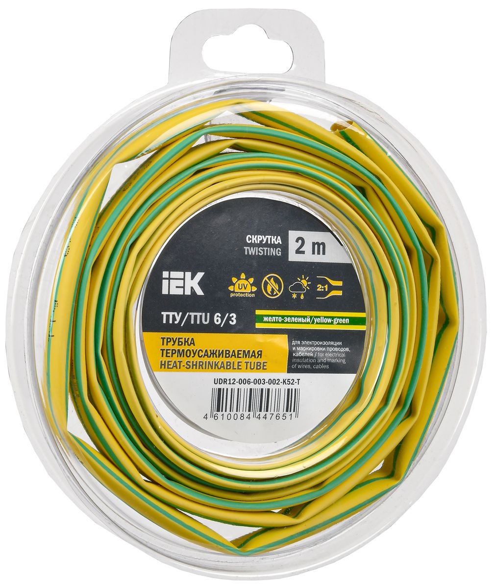 Трубка термоусадочная  UDR12-006-003-002-K52-T