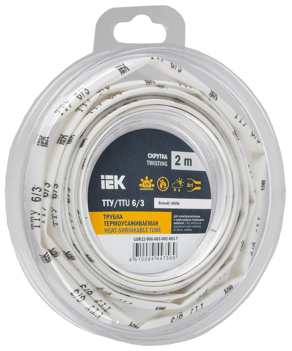 Трубка термоусадочная  UDR12-006-003-002-K01-T