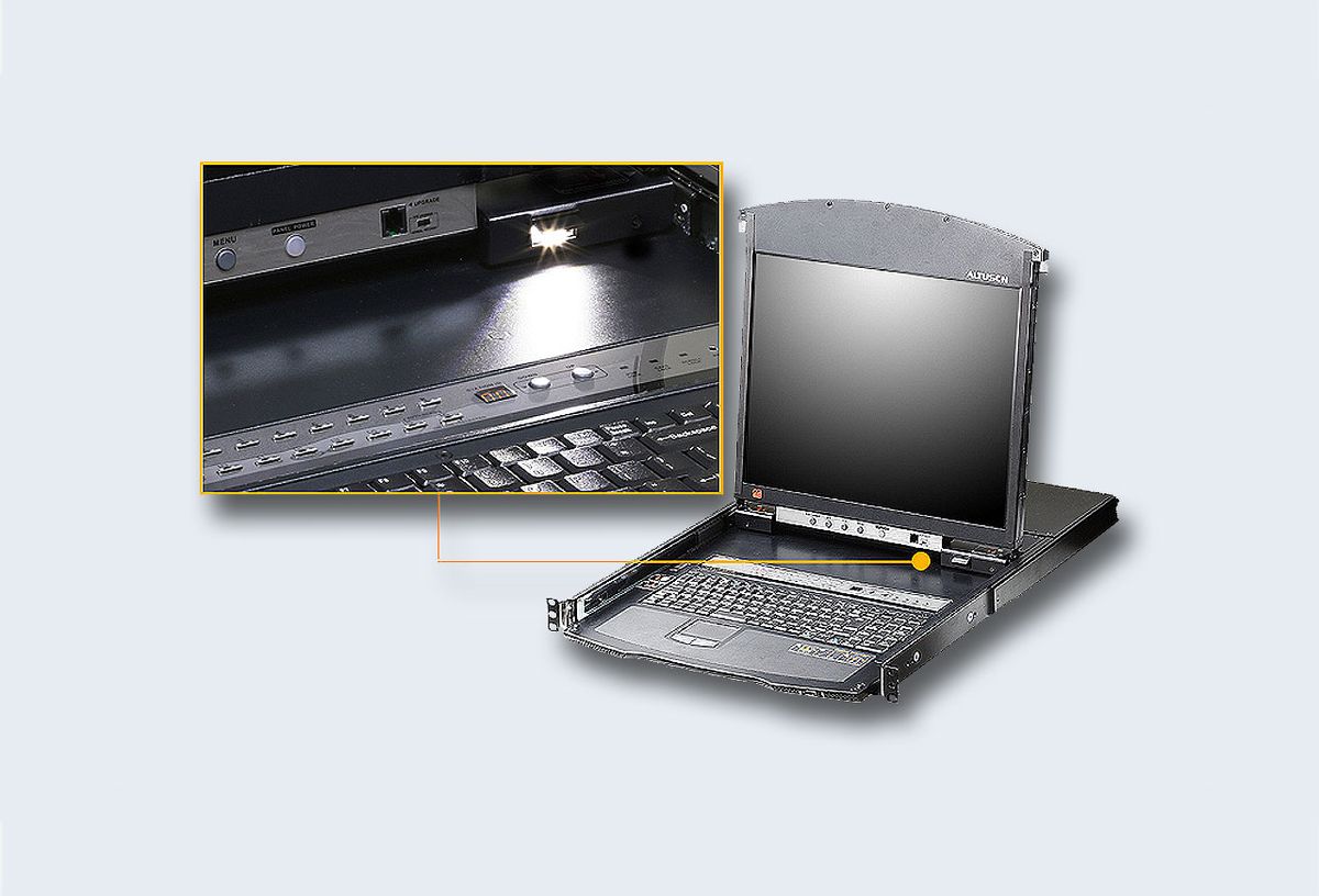 Переключатель KVM  ATEN KL1516AiN-AXA-RG