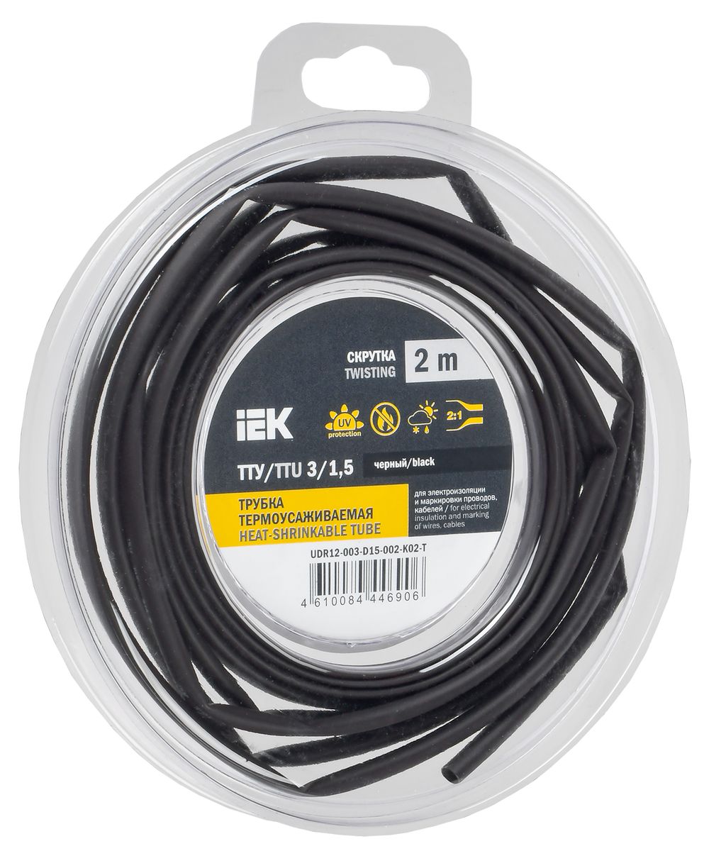 Трубка термоусадочная  UDR12-003-D15-002-K02-T