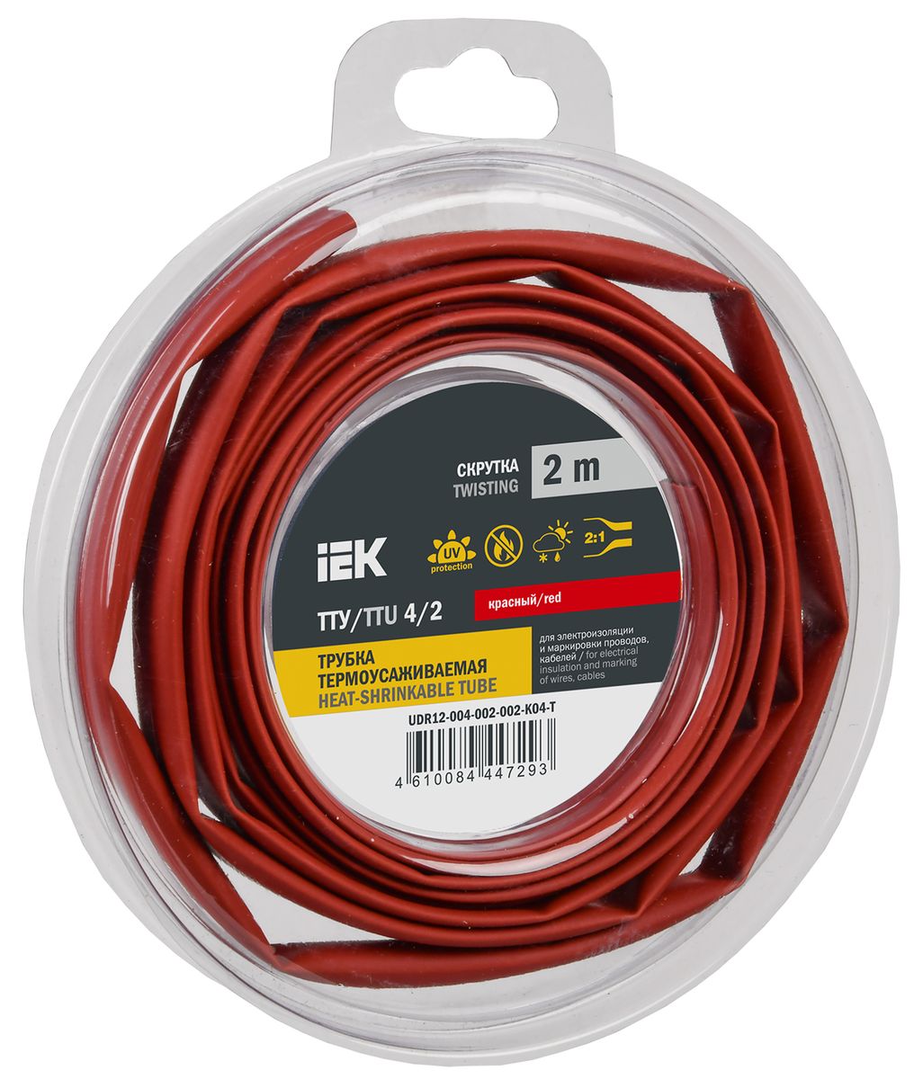 Трубка термоусадочная  UDR12-004-002-002-K04-T