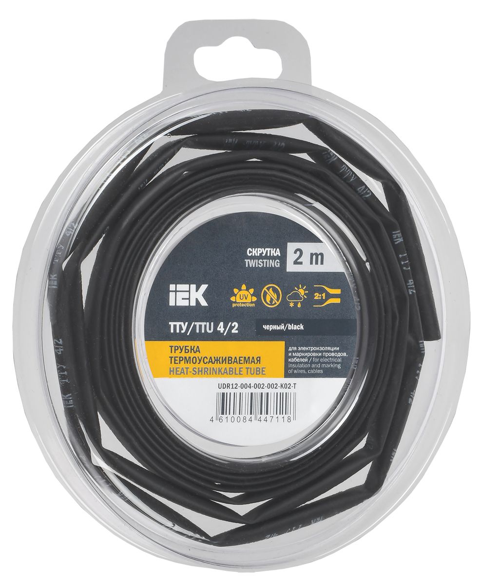 Трубка термоусадочная  UDR12-004-002-002-K02-T