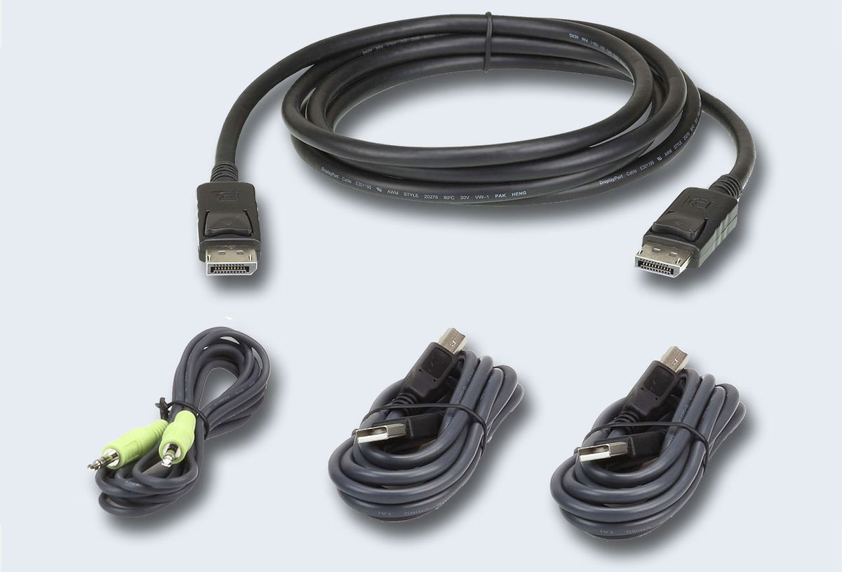Патч-корд мультимедийный  ATEN 2L-7D03UDPX4