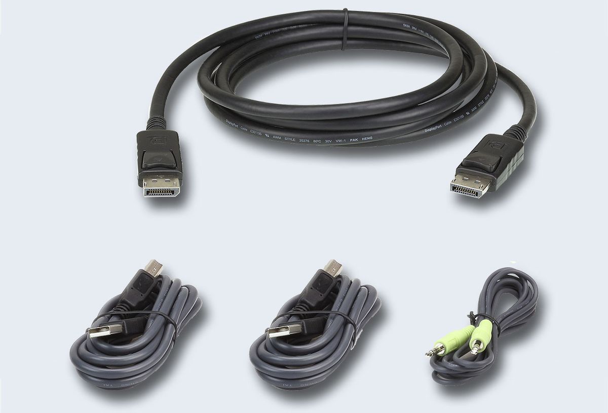 Патч-корд мультимедийный  ATEN 2L-7D02UDPX4