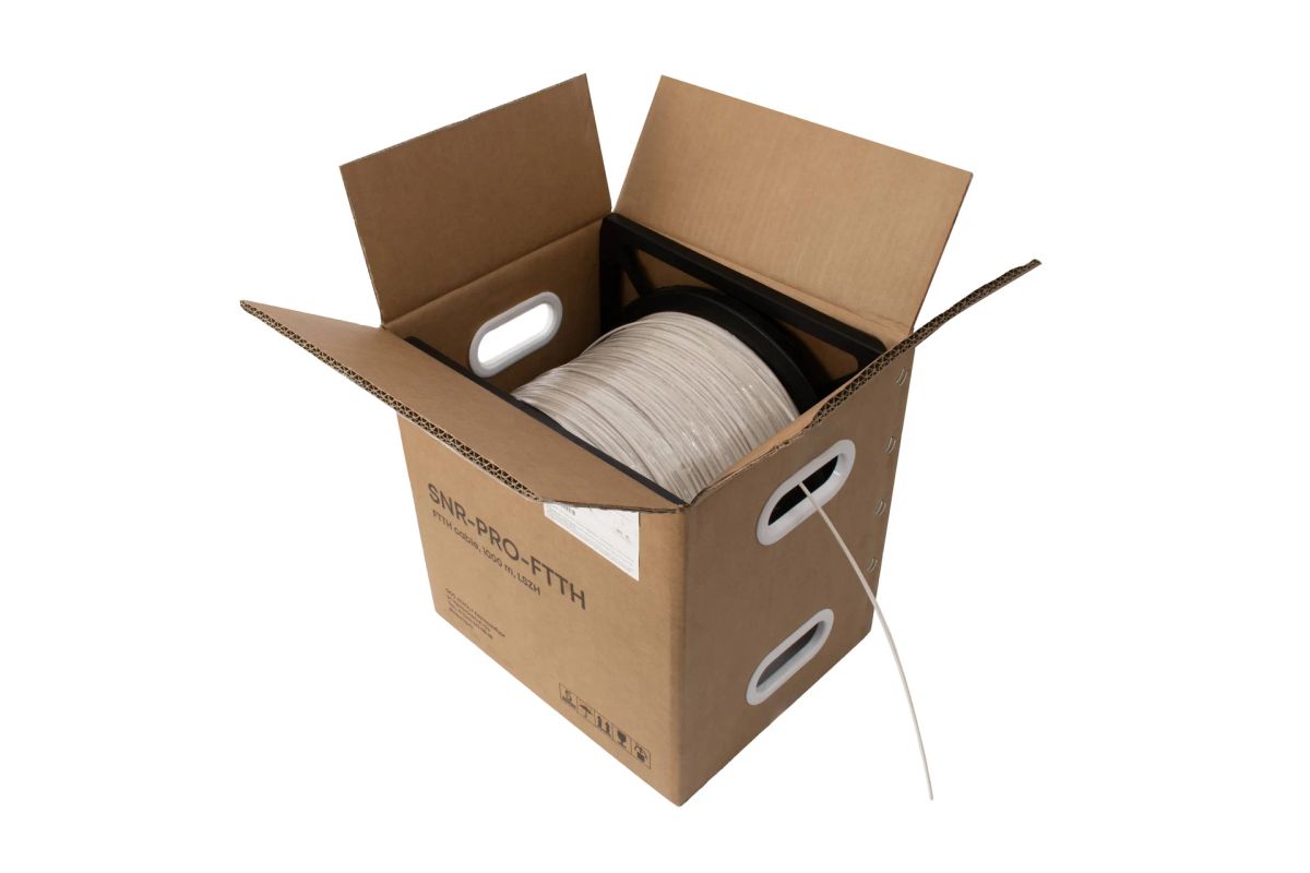 Кабель волоконно-оптический  SNR-PRO-FTTH-FW-1-BOX