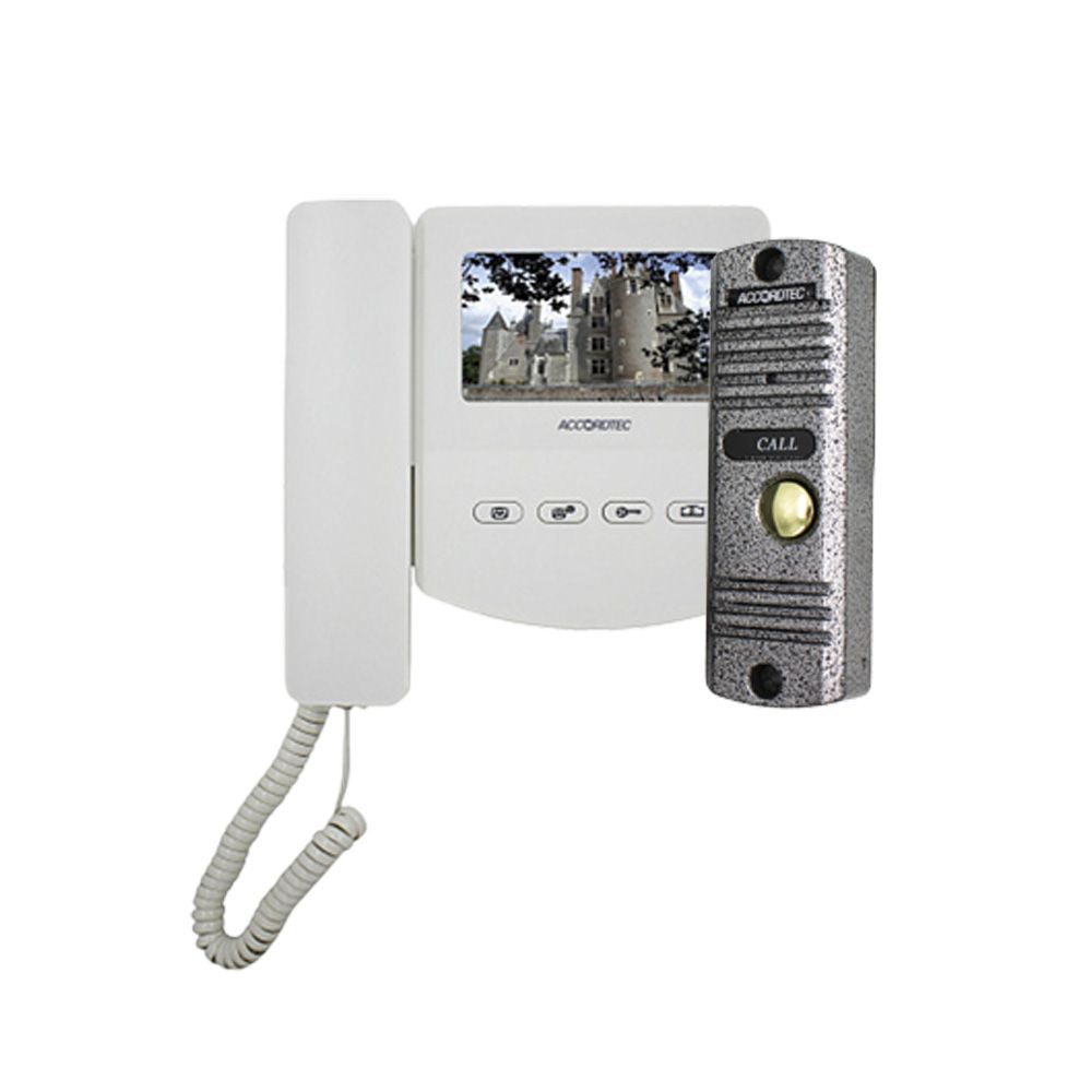 Комплект видеодомофона AT-home4 WH-SL AT-14780