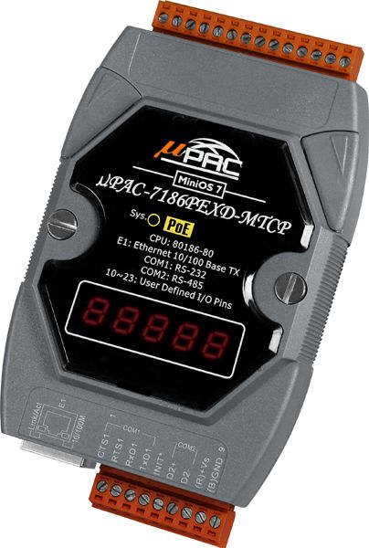 Контроллер логический uPAC-7186PEXD-MTCP-G CR 
