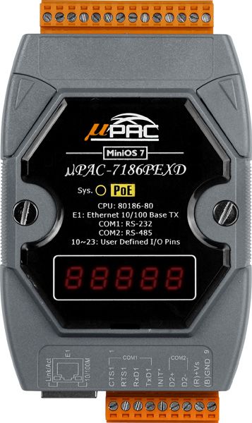 Контроллер логический uPAC-7186PEXD-G CR 
