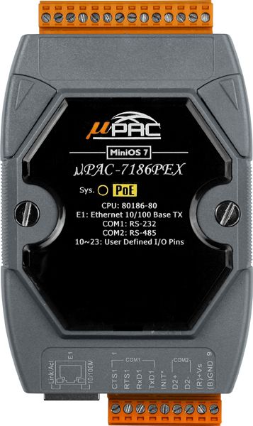 Контроллер логический uPAC-7186PEX-G CR 