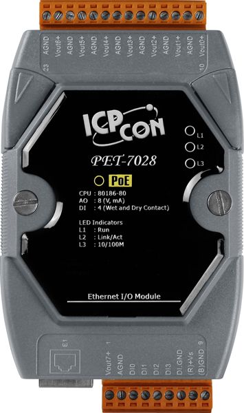 Модуль ввода-вывода PET-7028 CR 