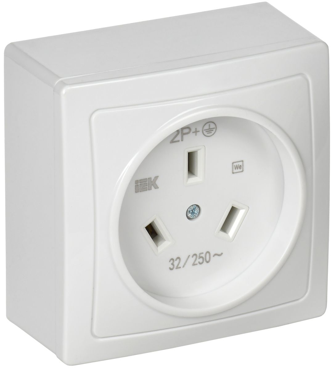 Розетка силовая Рпл10-К ERP10-032-K01