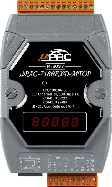 Контроллер логический uPAC-7186EXD-MTCP CR 