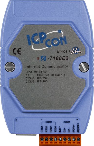 Преобразователь сигнала I-7188E2 CR 