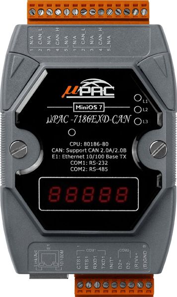 Контроллер логический uPAC-7186EXD-CAN-G CR 
