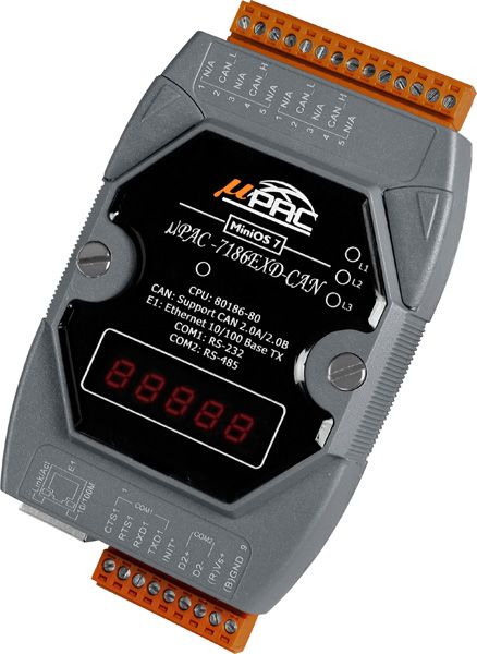 Контроллер логический uPAC-7186EXD-CAN-G CR 