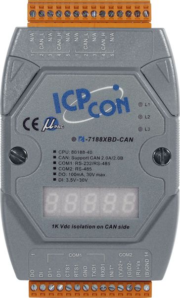 Контроллер логический I-7188XBD-CAN-G CR 