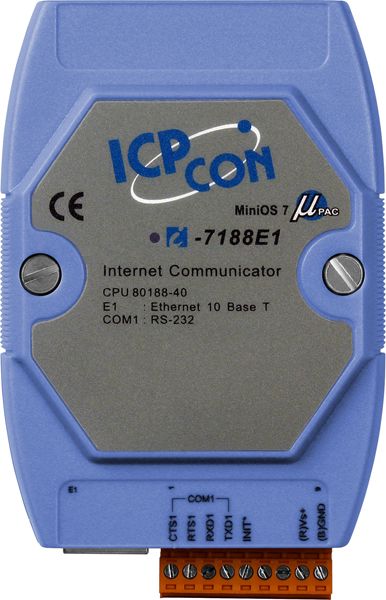 Преобразователь сигнала I-7188E1 CR 