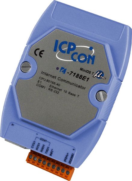 Преобразователь сигнала I-7188E1 CR 